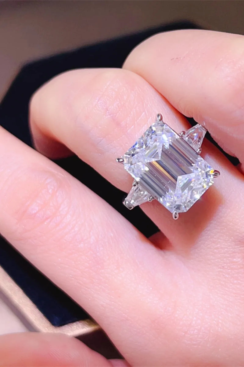 5 Carat Moissanite 925 Sterling Silver Ring men's rings Luxurious Weddings