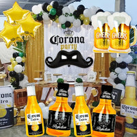 Beer Mylar Helium Balloon Set - 14pcs Balloons Luxurious Weddings