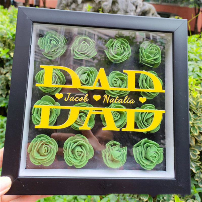 Customised Love Flower Photo Frame Mother's Day Gift Customised Photo Luxurious Weddings