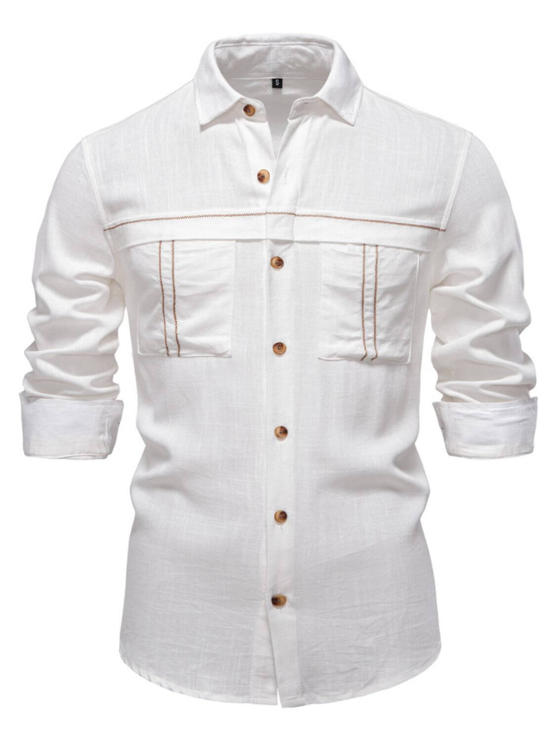 Men's Button Down Collared Neck Shirt Men’s shirts Luxurious Weddings