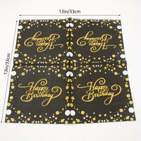 Happy Birthday Napkins Napkins Luxurious Weddings