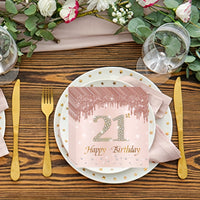 Stylish Golden Rose Napkins Napkins Luxurious Weddings