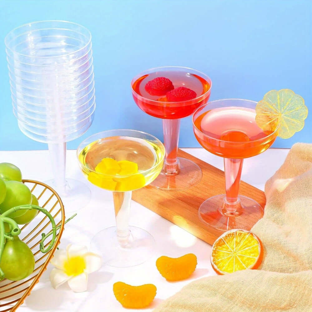 100-Pack Elegant Disposable Champagne Flutes Tableware Luxurious Weddings