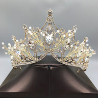 Wedding Crown Baroque Bride Princess Tiara Luxurious Weddings