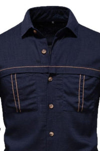 Men's Button Down Collared Neck Shirt Men’s shirts Luxurious Weddings