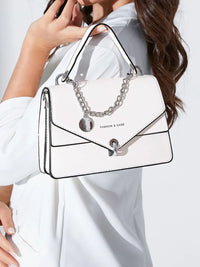 Chain PU Leather Detachable Shoulder Strap Handbag Handbags Luxurious Weddings