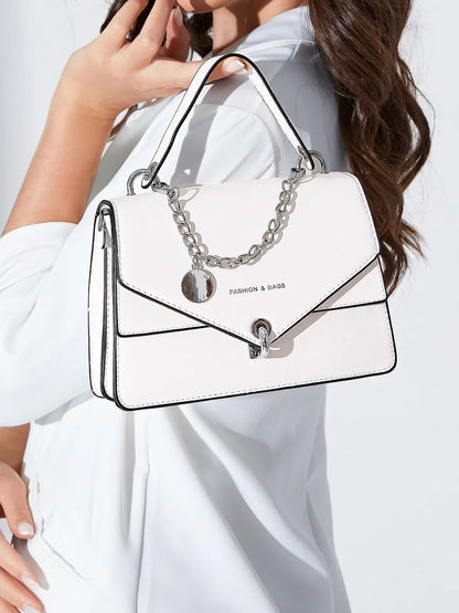 Chain PU Leather Detachable Shoulder Strap Handbag Handbags Luxurious Weddings