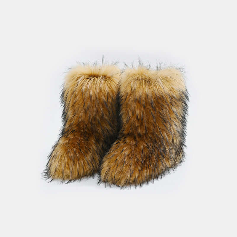 Thermal Fuzzy Platform Boots boots Luxurious Weddings