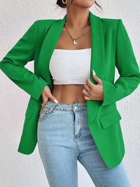 Shawl Collar Long Sleeve Blazer Blazer Luxurious Weddings