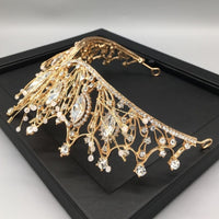 Wedding Crown Baroque Bride Princess Tiara Luxurious Weddings