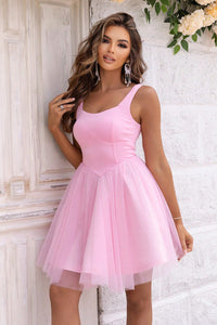 Wide Strap Mesh Dress party dress Luxurious Weddings