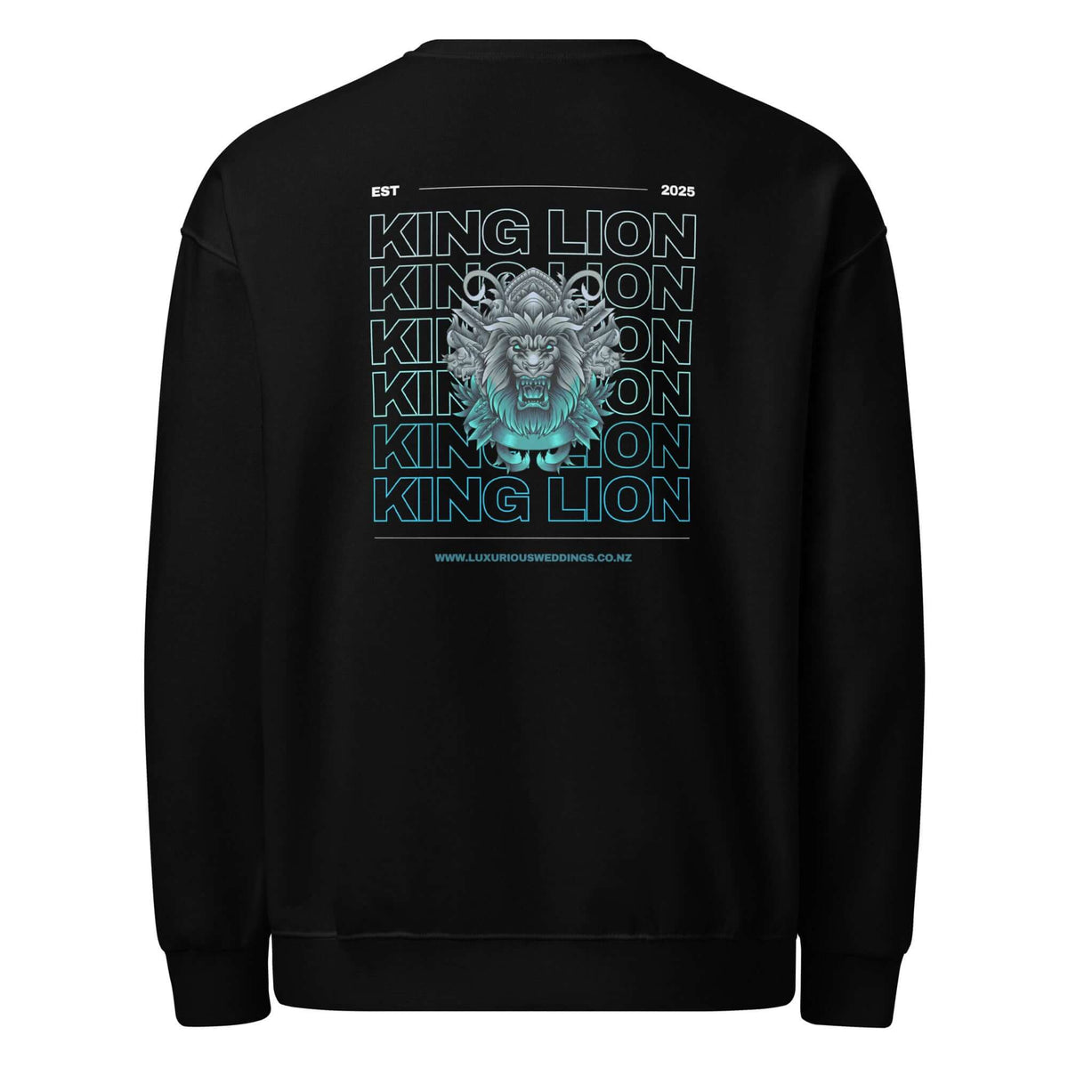 KING LION Couples Crew neck sweatshirt sweatshirt Luxurious Weddings