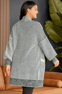 Plus Size Open Front Longline Cardigan Plus size cardigan Luxurious Weddings