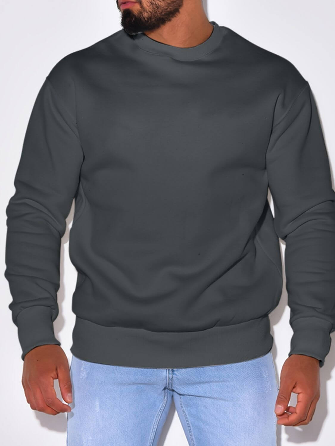 Men's Plus Size Round Neck Sweatshir Men's Sweatshirts Luxurious Weddings