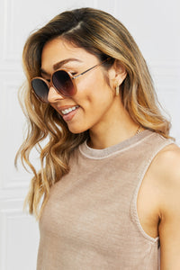 Metal-Plastic Hybrid Full Rim Sunglasses sunglasses Luxurious Weddings
