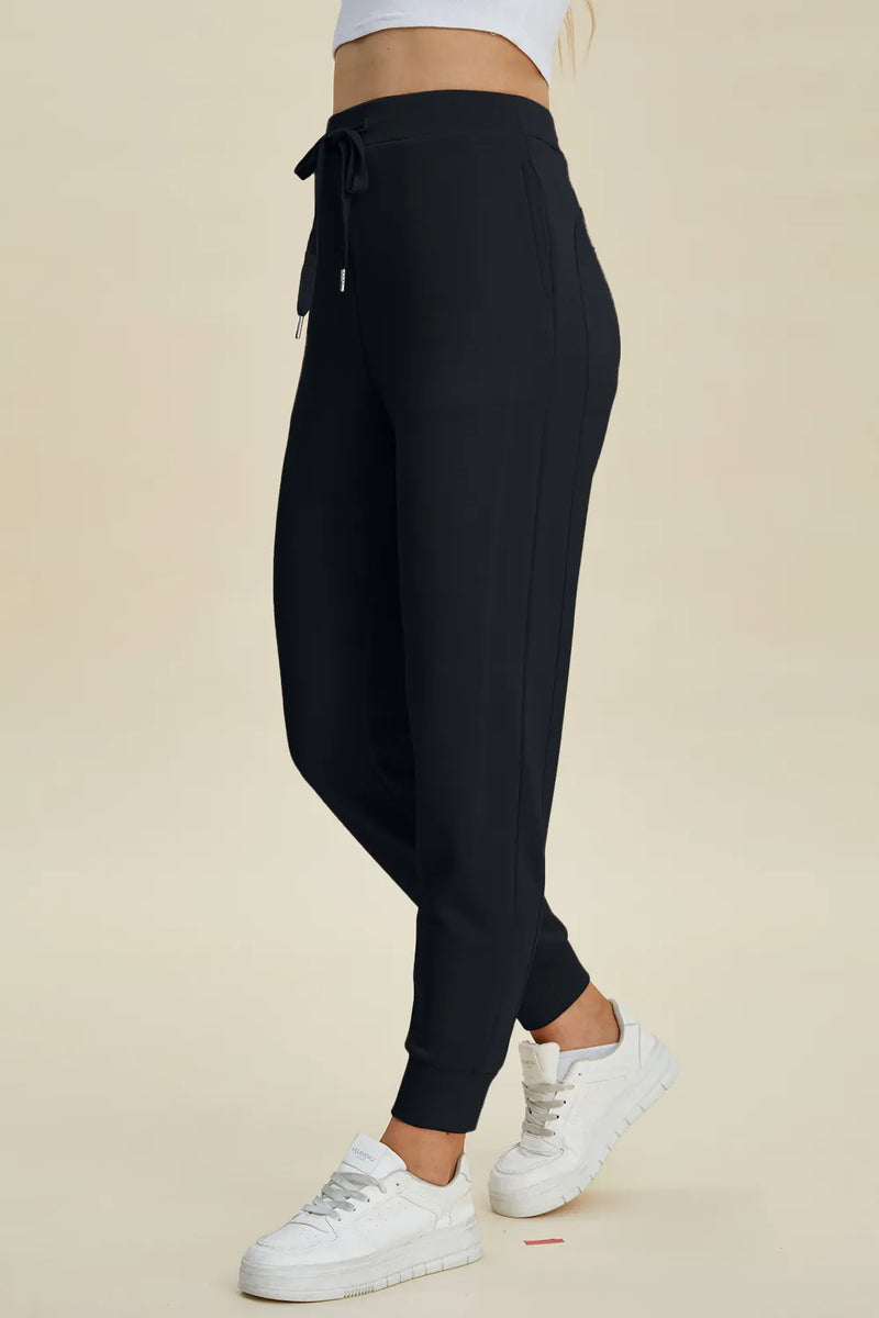 Basic Bae Full Size Air Scuba Drawstring High Waist Joggers Joggers Luxurious Weddings