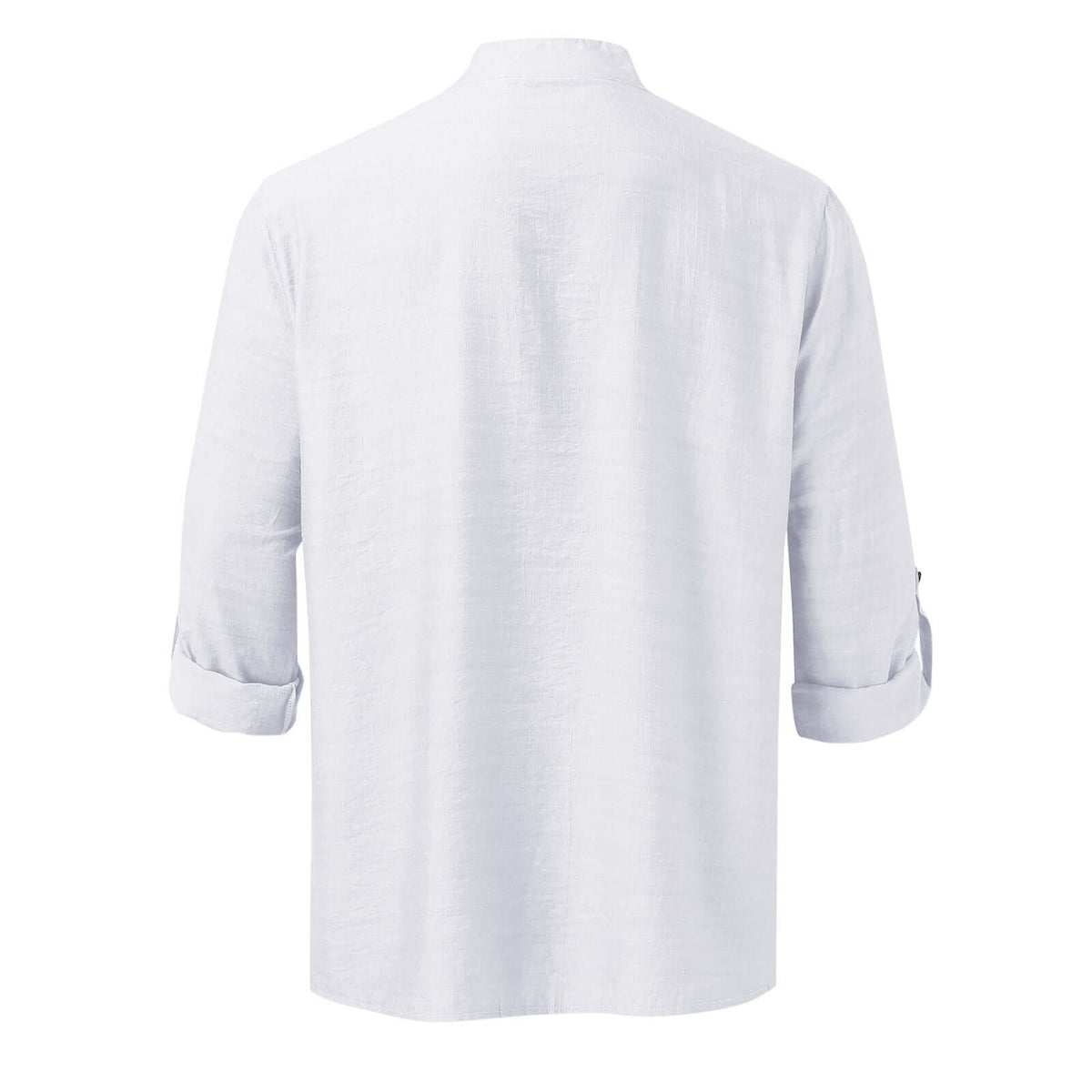 Men's Full Size Half Button Long Sleeve Shirt Plus Size shirts Luxurious Weddings