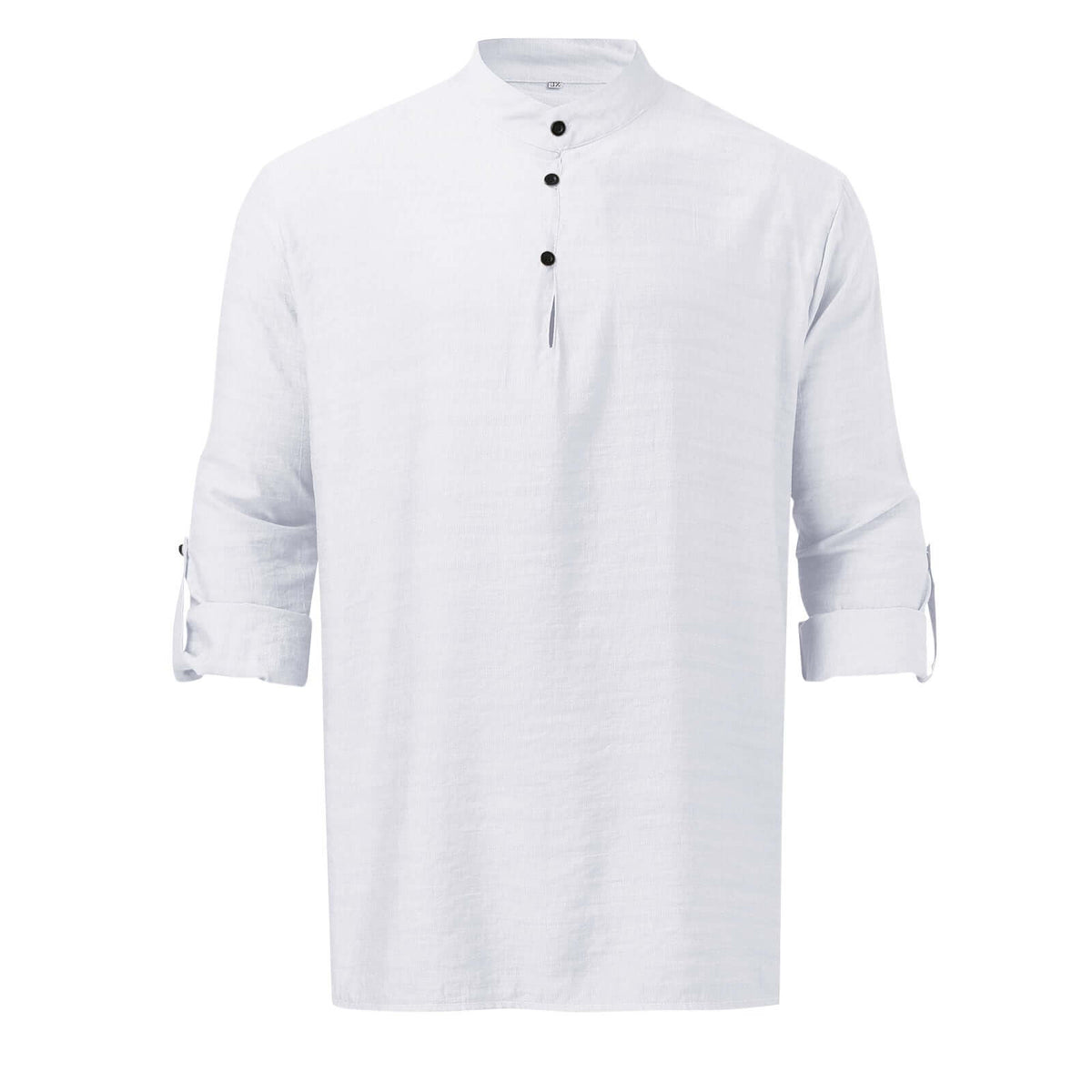 Men's Full Size Half Button Long Sleeve Shirt Plus Size shirts Luxurious Weddings