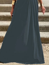 Round Neck Sleeveless Maxi Dress Maxi dress Luxurious Weddings