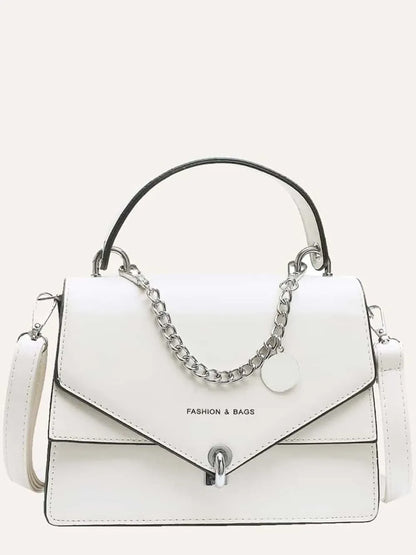 Chain PU Leather Detachable Shoulder Strap Handbag Handbags Luxurious Weddings