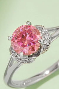 1 Carat Moissanite 4-Prong 925 Sterling Silver Ring rings Luxurious Weddings