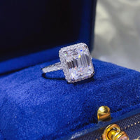 5 Carat Moissanite 925 Sterling Silver Ring Rings Luxurious Weddings