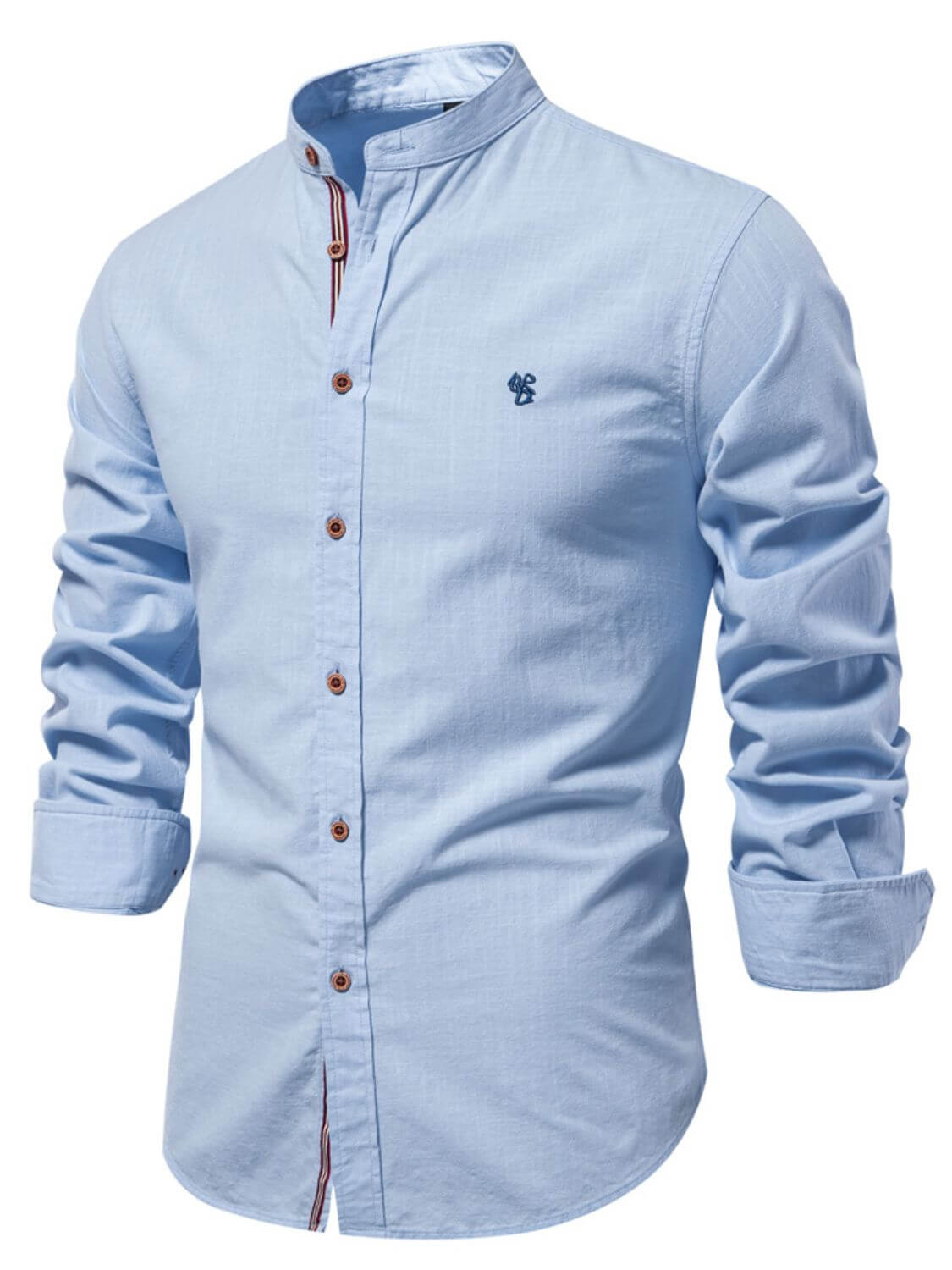 Men's Full Size Button Down Embroidered Shirt Plus Size Shirt Luxurious Weddings