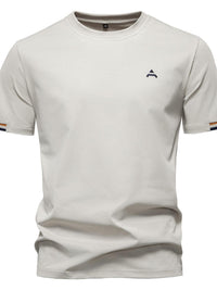 Men's Embroidered Round Neck T-Shirt Men's Tshirts Luxurious Weddings