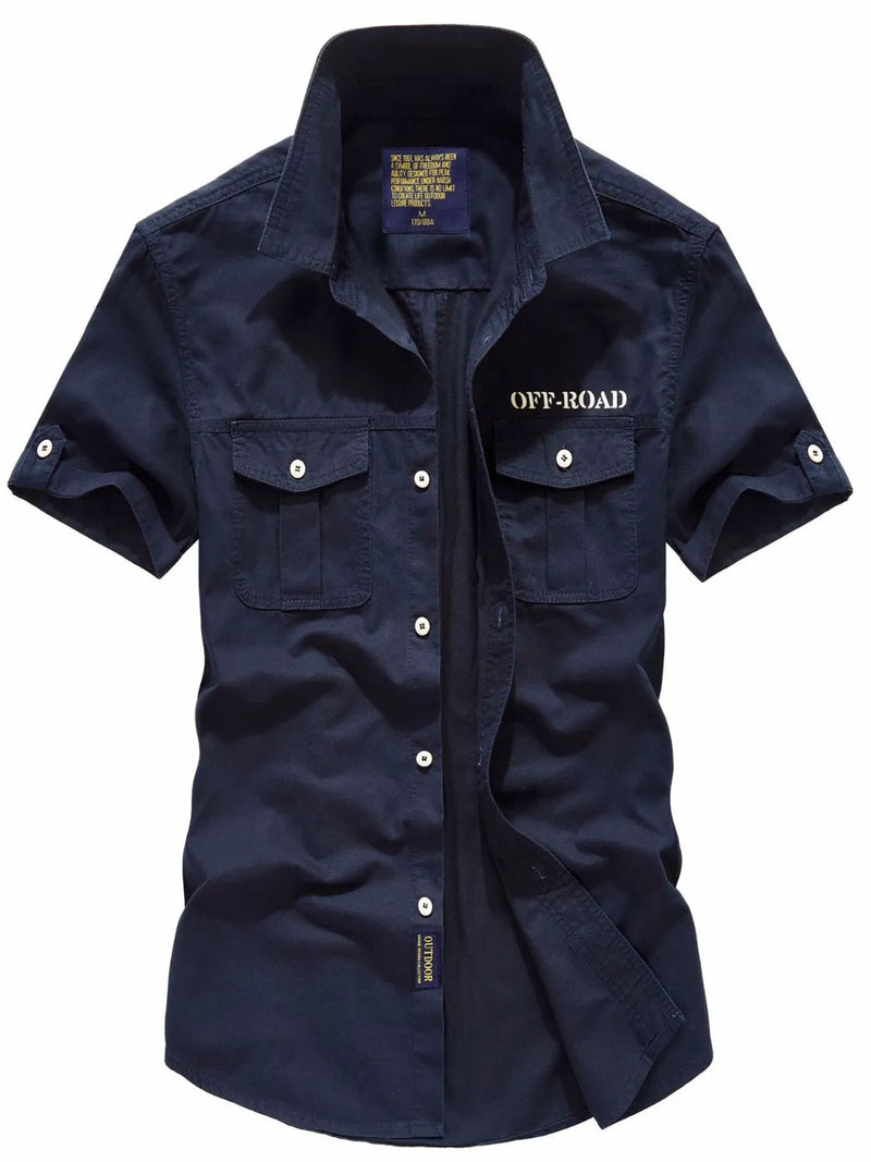 Men's Plus Size Button Up Short Sleeve Shirt Men’s shirts Luxurious Weddings
