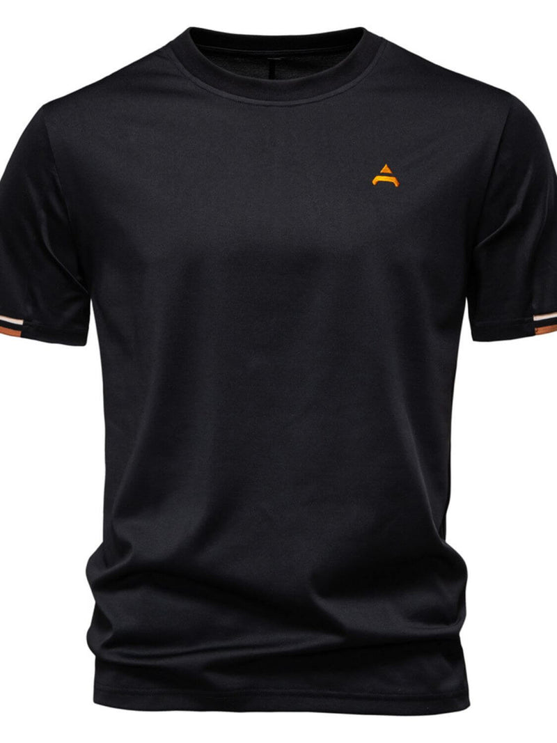 Men's Embroidered Round Neck T-Shirt Men's Tshirts Luxurious Weddings