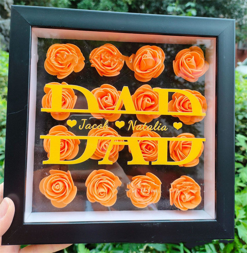 Customised Love Flower Photo Frame Mother's Day Gift Customised Photo Luxurious Weddings