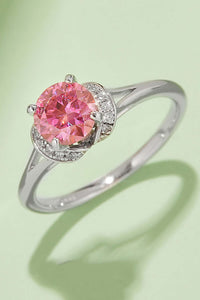 1 Carat Moissanite 4-Prong 925 Sterling Silver Ring rings Luxurious Weddings