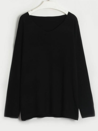V-Neck Long Sleeve Top and Drawstring Pants Sweater Set Matching Sets Luxurious Weddings