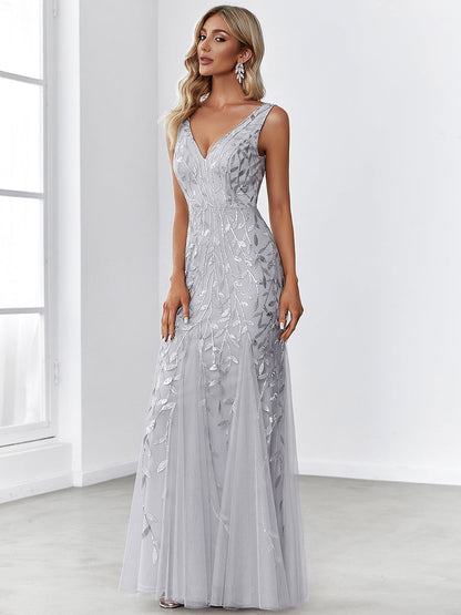 Classic Fishtail Sequin Evening Dresses for Women Dresses Luxurious Weddings