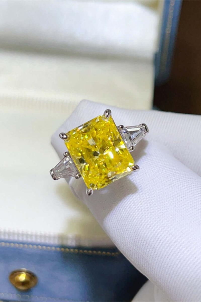 5 Carat Moissanite 925 Sterling Silver Ring Rings Luxurious Weddings
