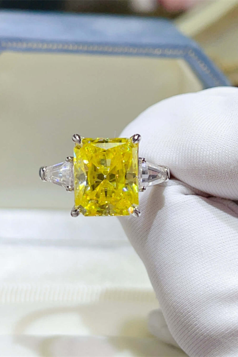 5 Carat Moissanite 925 Sterling Silver Ring Rings Luxurious Weddings