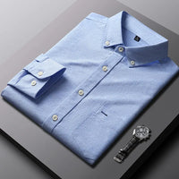 Men's Plus Size Button Down Long Sleeve Shirt mens shirt Luxurious Weddings