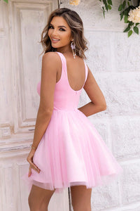 Wide Strap Mesh Dress party dress Luxurious Weddings