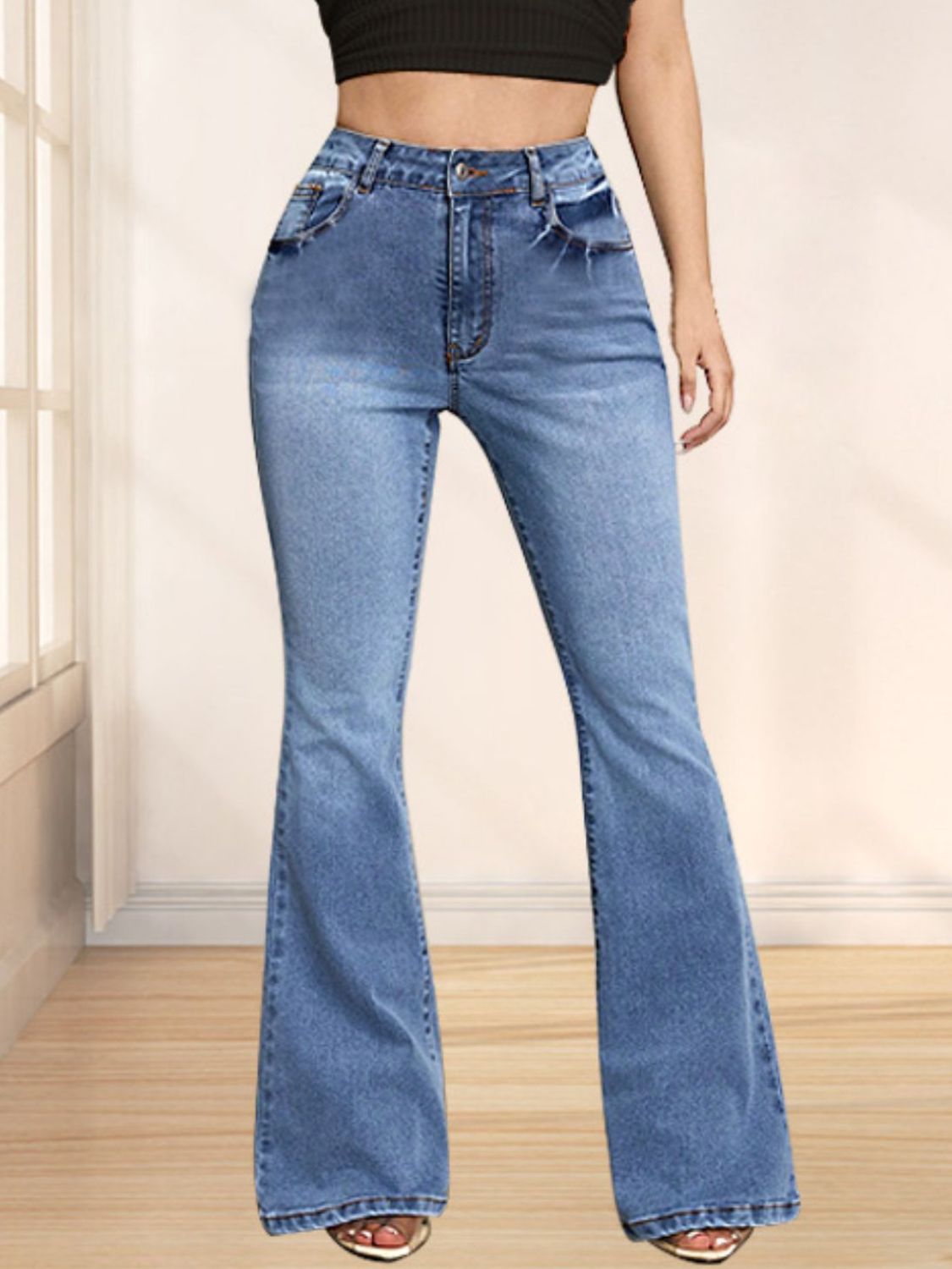 Bow Back Flare Jeans Jeans Luxurious Weddings