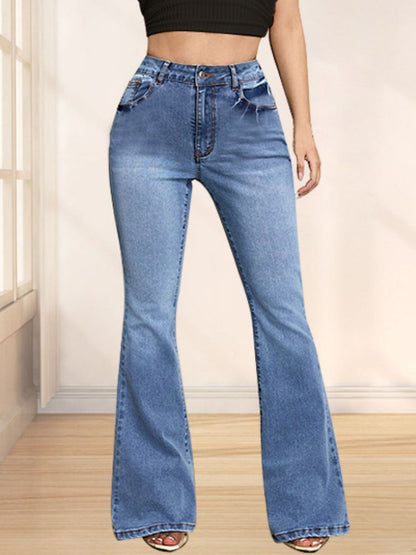 Bow Back Flare Jeans Jeans Luxurious Weddings