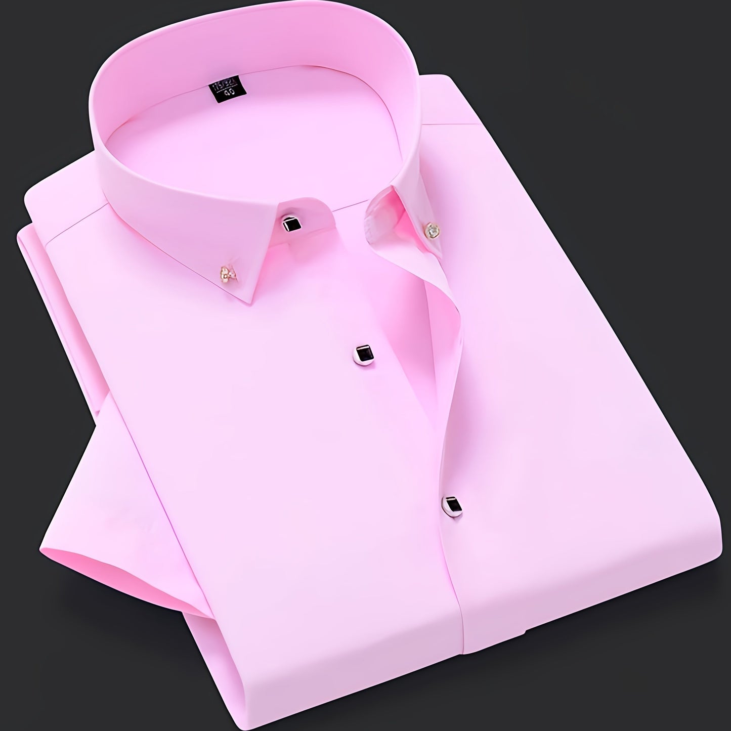 Men's Solid Dress Shirt - Perfect for Any Occasion! Men's Formal Shirts Luxurious Weddings