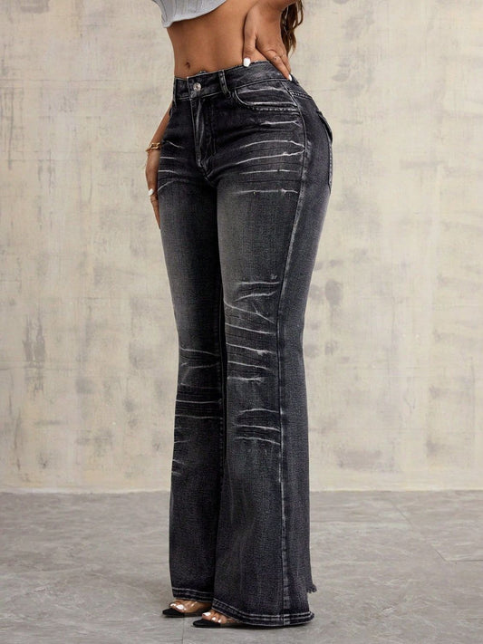 High Waist Bootcut Jeans Jeans Luxurious Weddings