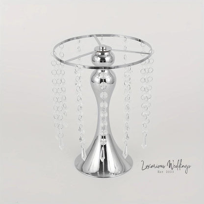 Golden Vase for Wedding Centerpieces - Crystal Flower Holder Stand centerpieces Luxurious Weddings