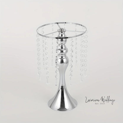 Golden Vase for Wedding Centerpieces - Crystal Flower Holder Stand centerpieces Luxurious Weddings