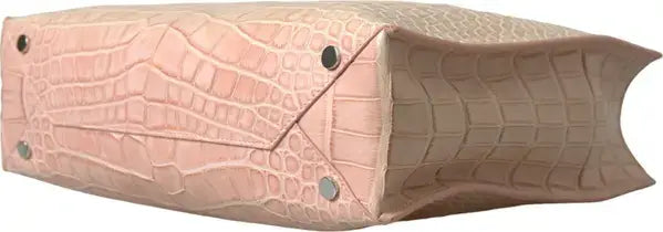 Balenciaga Pink Exotic Leather Embossed Cable Handle Shopper Tote Bag Handbag Luxurious Weddings
