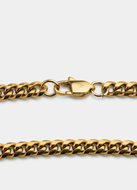 Havana Cuban Necklace 5mm - 18K Gold Plated