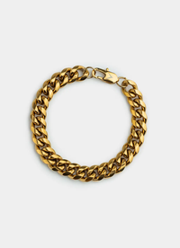 Havana Cuban Bracelet 10mm - 18K Gold Plated