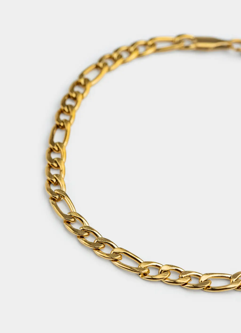 Figaro Bracelet 4mm - 18K Gold Plated