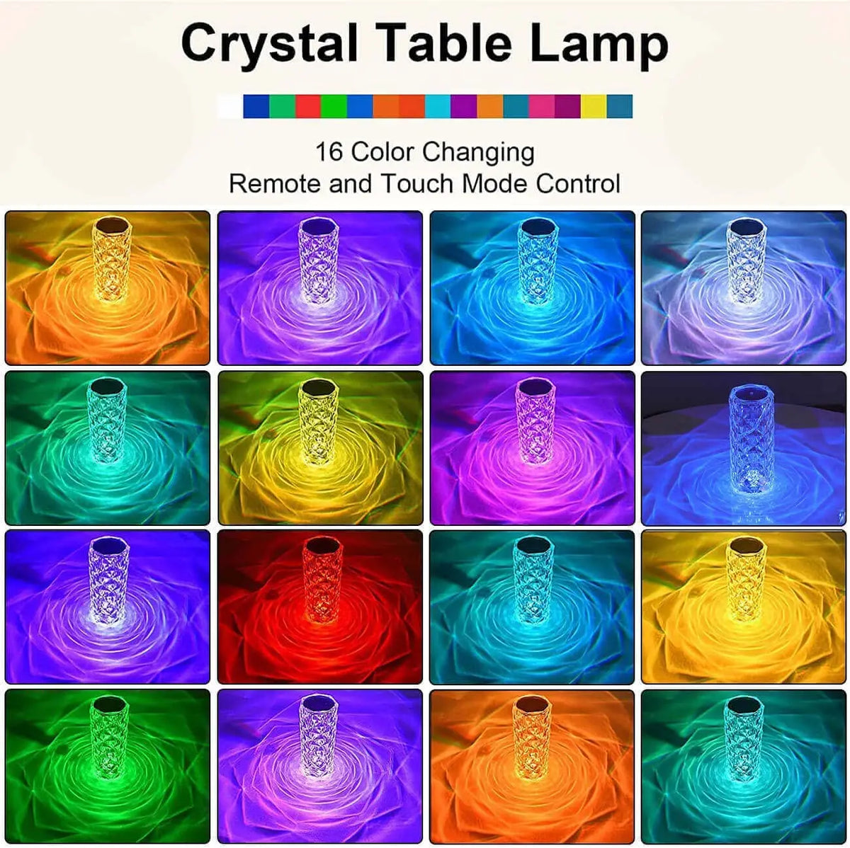 Rechargable LED Touch Lamp Centerpieces Luxurious Weddings