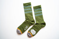 Organic Cotton Luxe Crew Sock - Forest